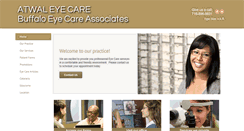 Desktop Screenshot of buffaloeyecareassociates.com