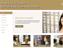 Tablet Screenshot of buffaloeyecareassociates.com